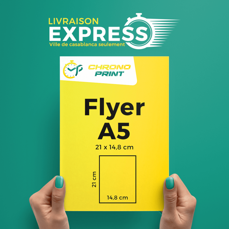 FLYERS A5 - LIVRAISON EXPRESS